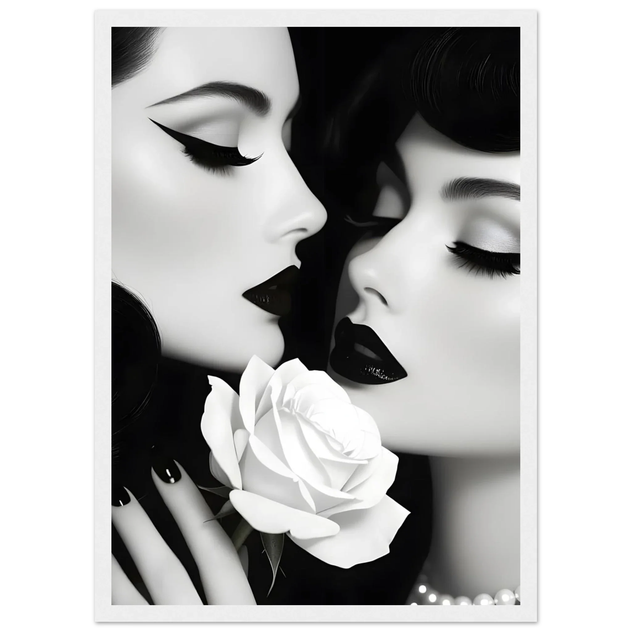 Wooden framed posters